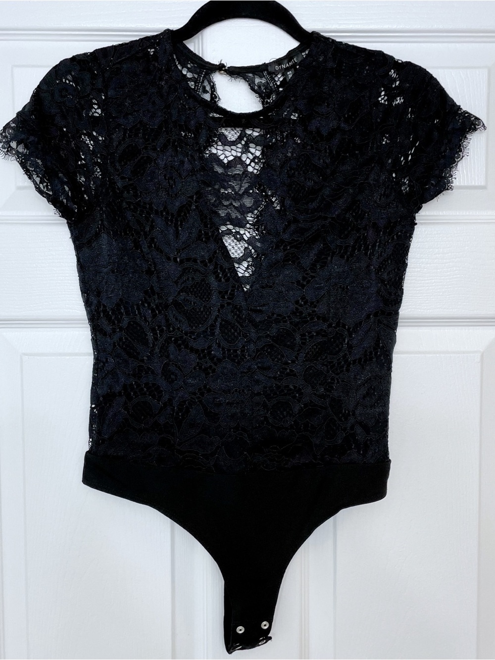 Dynamite Black Lace Bodysuit Size Small